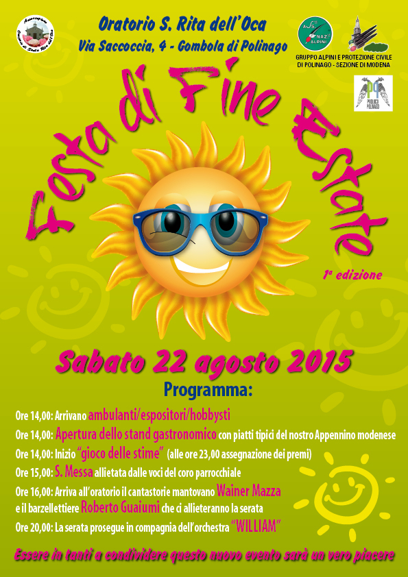 Festa fine estate 2015