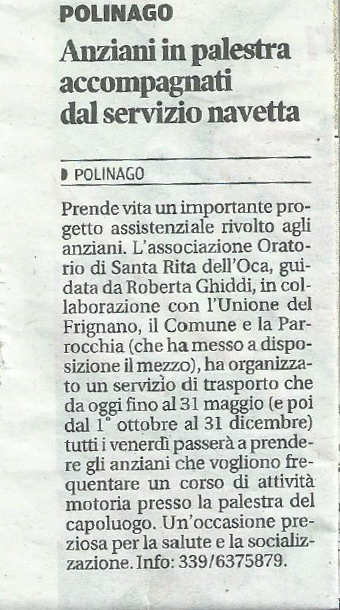 Progetto anziani