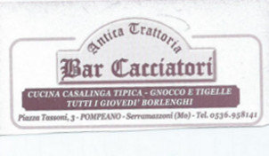 Antica trattoria Bar cacciatori